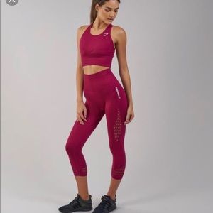 Gymshark seamless cropped leggings